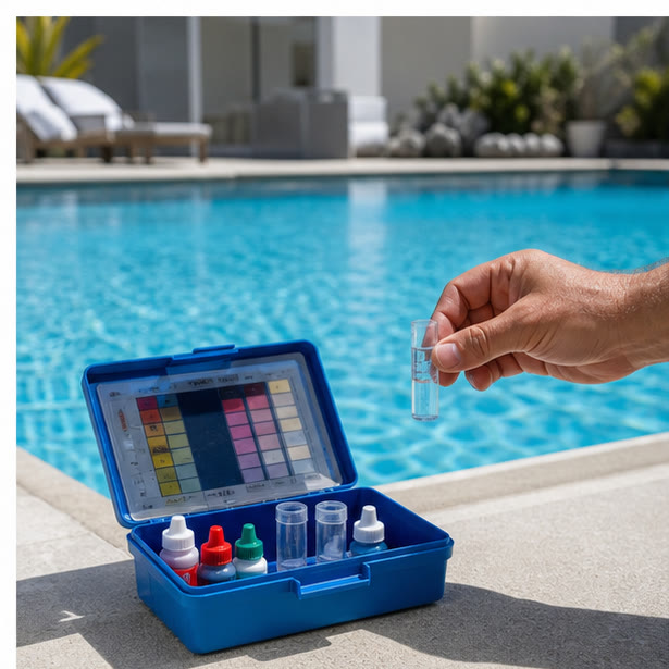 Weekly pool care